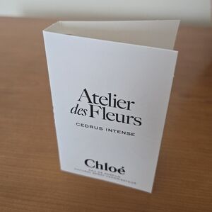 Chloé Atelier des Fleurs Cedrus Intense Sample